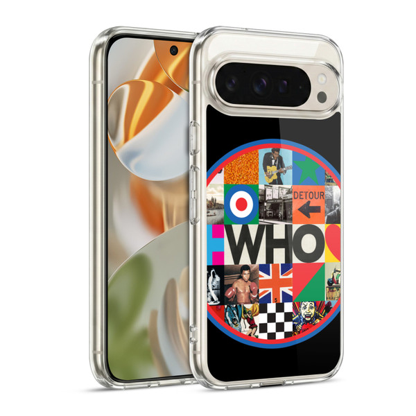 The Who 2019 Album Collage Circle Soft Gel Case for Google Pixel 9 / Pixel 9 Pro