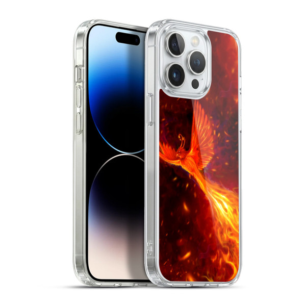 Christos Karapanos Phoenix Immortal Flames Soft Gel Case for Apple iPhone 13 Pro Max & MagSafe