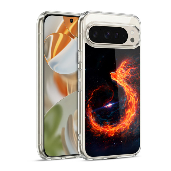 Christos Karapanos Phoenix Out Of Space Soft Gel Case for Google Pixel 9 / Pixel 9 Pro