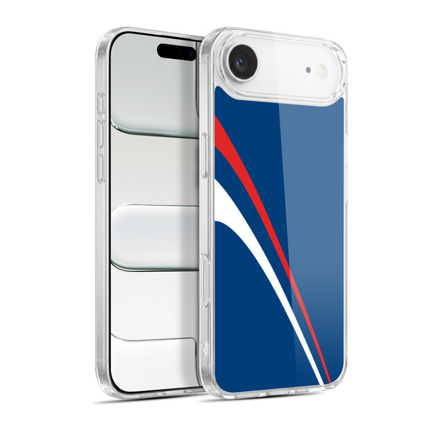 Ameritech Graphics Red And White Lines Soft Gel Case for Apple iPhone 17 Air