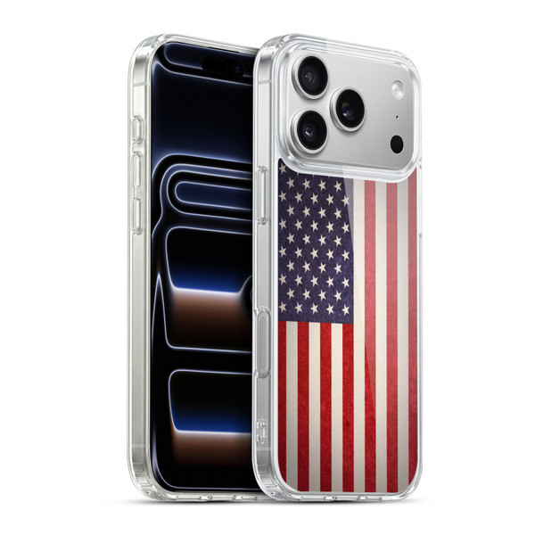 Ameritech Graphics American Flag Soft Gel Case for Apple iPhone 17 Pro Max