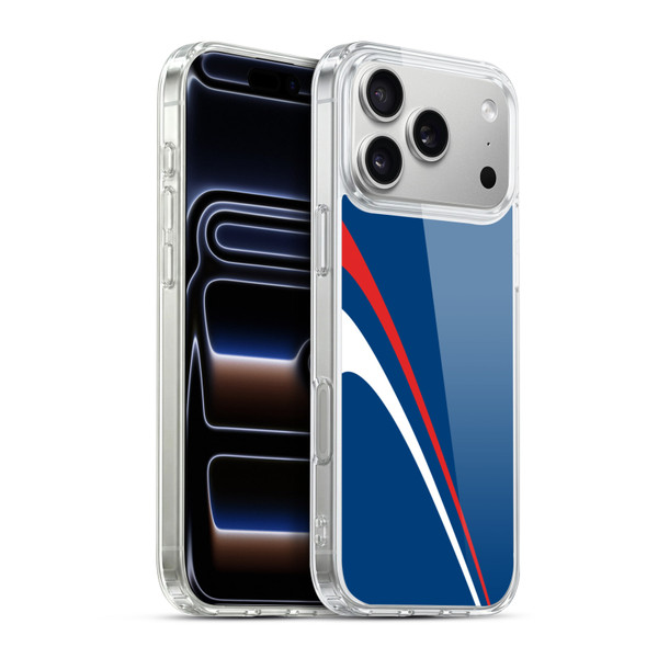 Ameritech Graphics Red And White Lines Soft Gel Case for Apple iPhone 17 Pro Max