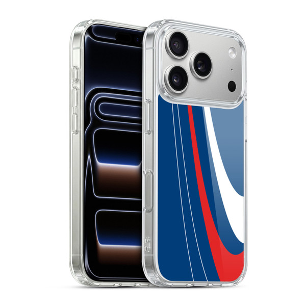 Ameritech Graphics Red And White Swirl Soft Gel Case for Apple iPhone 17 Pro