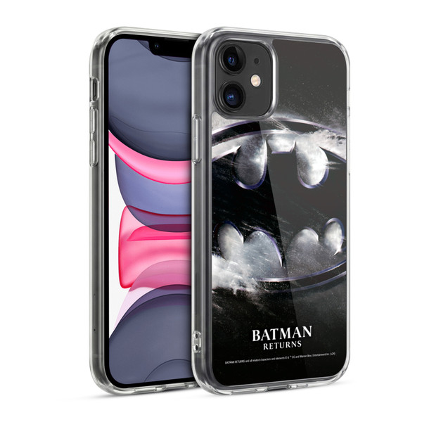 Batman Returns Key Art Oversized Logo Soft Gel Case for Apple iPhone 11