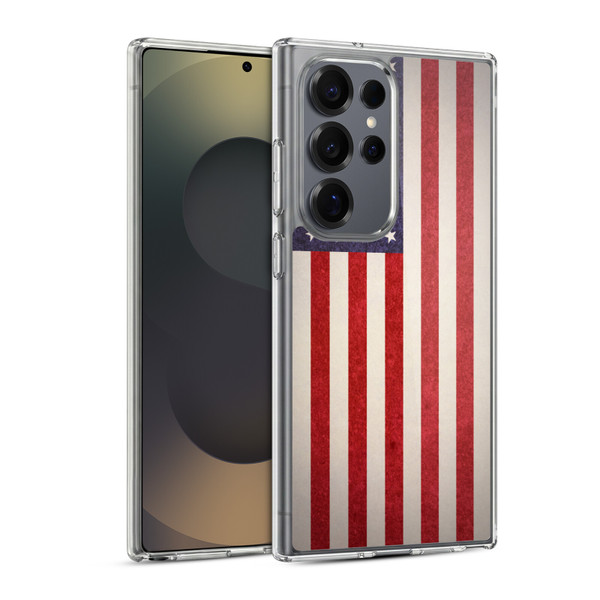 Ameritech Graphics American Flag Soft Gel Case for Samsung Galaxy S25 Ultra & MagSafe