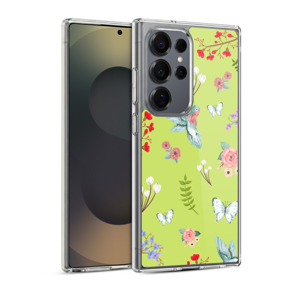 Ameritech Graphics Floral Soft Gel Case for Samsung Galaxy S25 Ultra & MagSafe