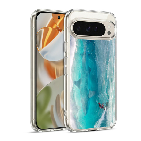 Dave Loblaw Sea Shark Surfer Soft Gel Case for Google Pixel 9 / Pixel 9 Pro