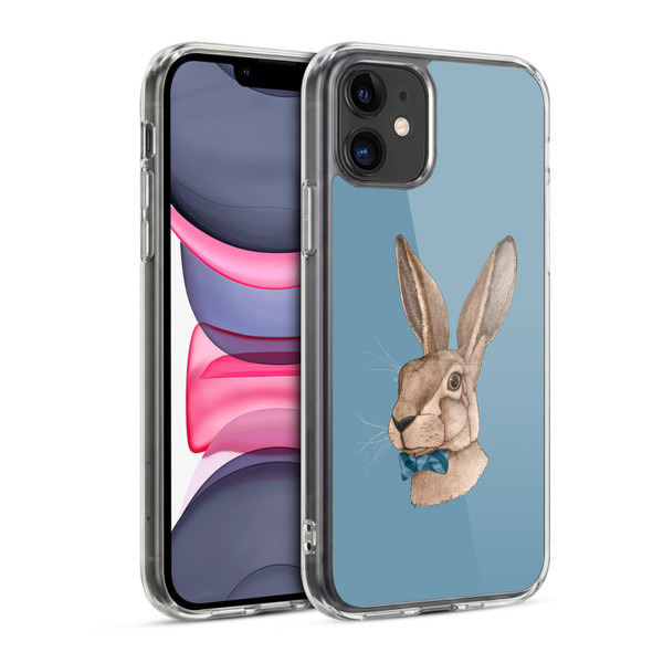 Barruf Animals Hare Soft Gel Case for Apple iPhone 11
