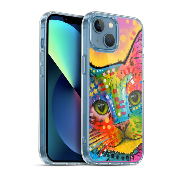 Dean Russo Cats Tilt Soft Gel Case for Apple iPhone 13 Mini & MagSafe