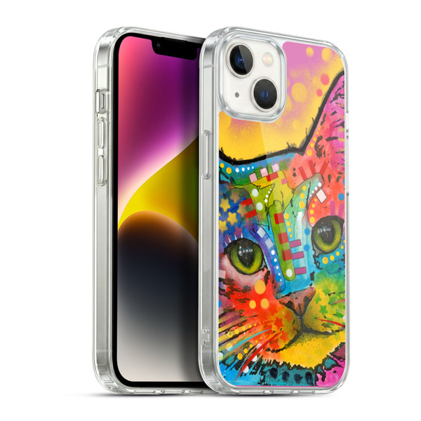 Dean Russo Cats Tilt Soft Gel Case for Apple iPhone 14 Plus & MagSafe