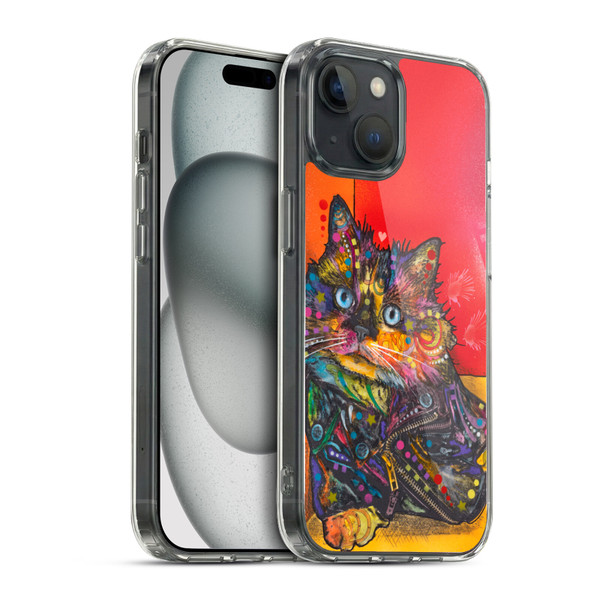 Dean Russo Cats Baby Albert Soft Gel Case for Apple iPhone 15 & MagSafe