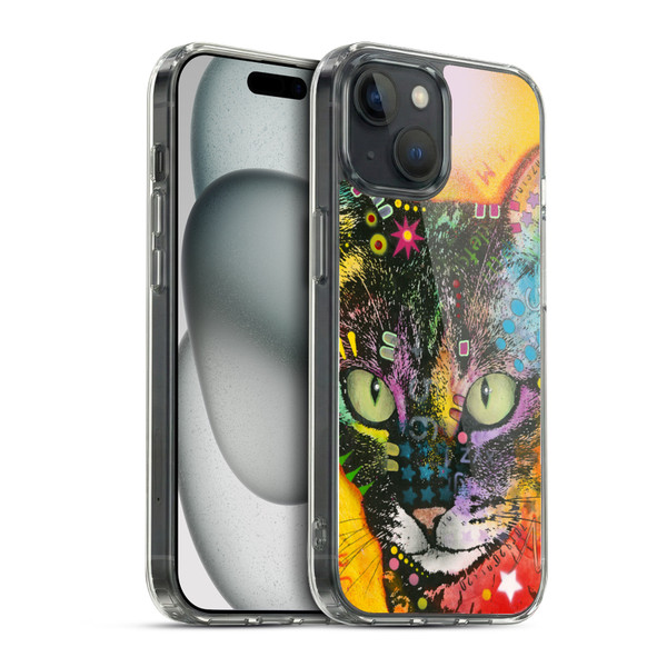 Dean Russo Cats Intent Soft Gel Case for Apple iPhone 15 & MagSafe
