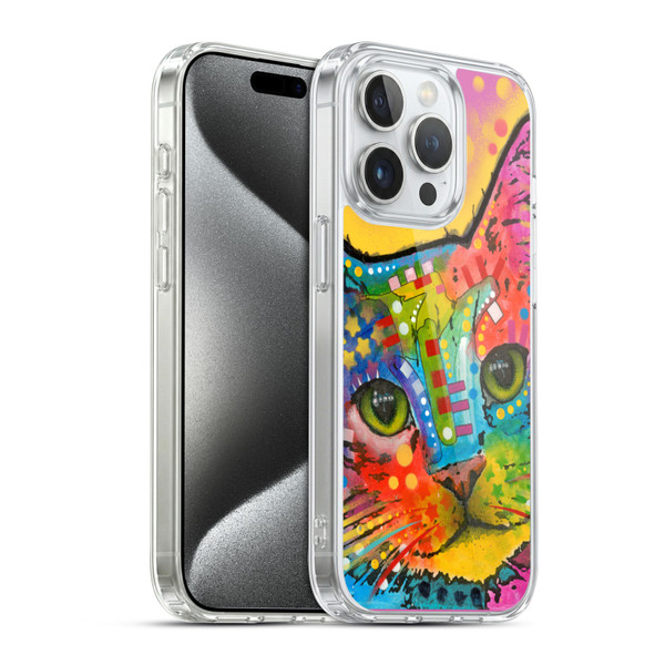 Dean Russo Cats Tilt Soft Gel Case for Apple iPhone 15 Pro & MagSafe