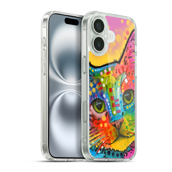 Dean Russo Cats Tilt Soft Gel Case for Apple iPhone 16 Plus & MagSafe