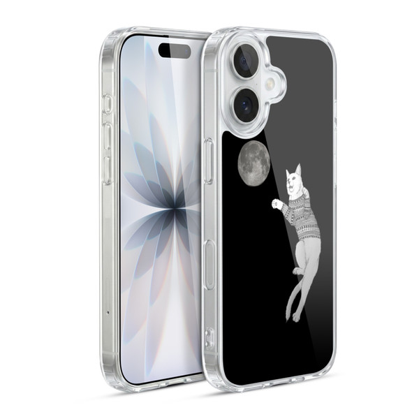 Barruf Animals Cat-ch The Moon Soft Gel Case for Apple iPhone 17