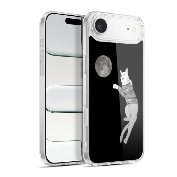 Barruf Animals Cat-ch The Moon Soft Gel Case for Apple iPhone 17 Air