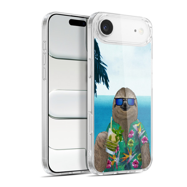 Barruf Animals Sloth In Summer Soft Gel Case for Apple iPhone 17 Air