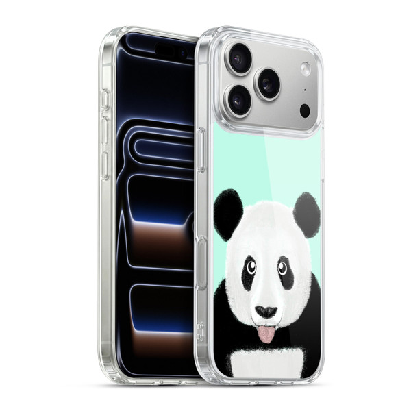 Barruf Animals The Cute Panda Soft Gel Case for Apple iPhone 17 Pro Max