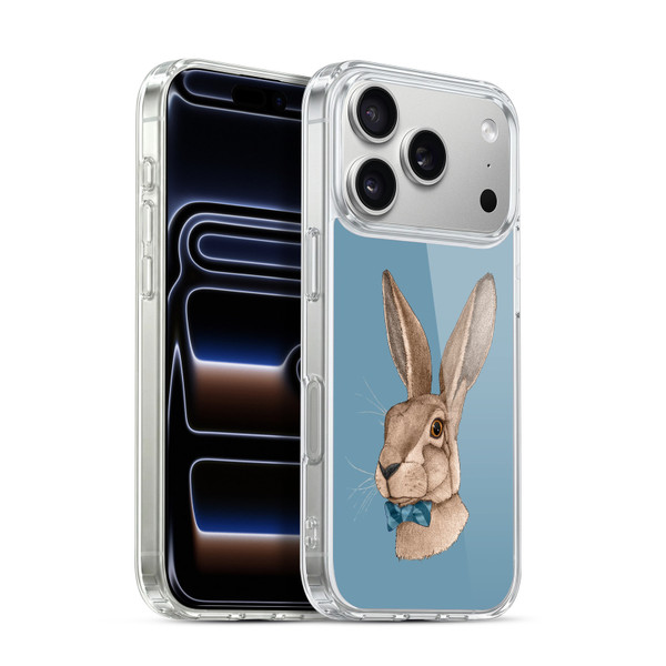 Barruf Animals Hare Soft Gel Case for Apple iPhone 17 Pro