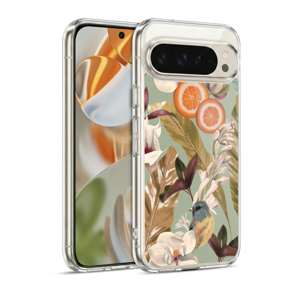 Anis Illustration Graphics New Tropical Pink Soft Gel Case for Google Pixel 9 / Pixel 9 Pro