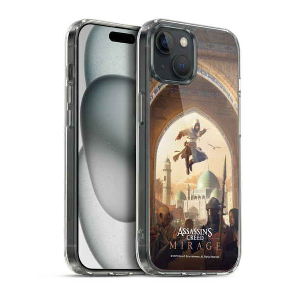 Assassin's Creed Mirage Graphics Basim Baghdad Soft Gel Case for Apple iPhone 15 Plus & MagSafe