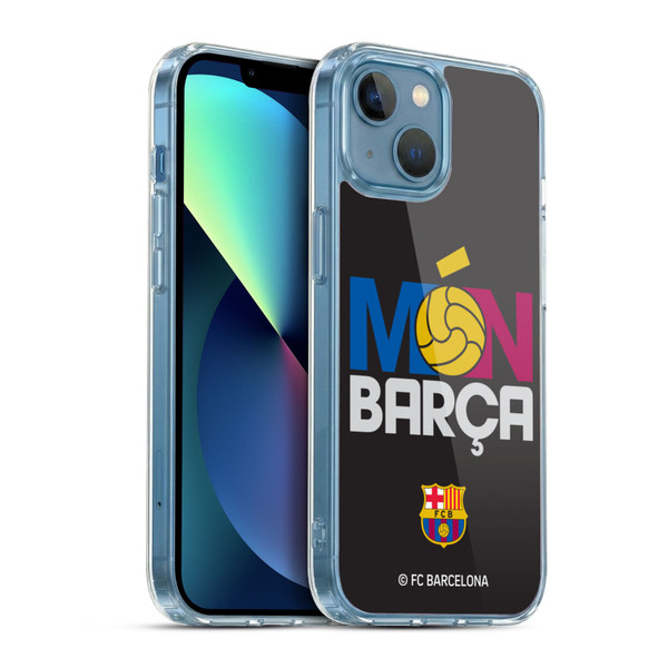FC Barcelona Campions Mon Barca Soft Gel Case for Apple iPhone 13 Mini & MagSafe