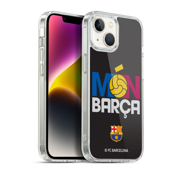 FC Barcelona Campions Mon Barca Soft Gel Case for Apple iPhone 14