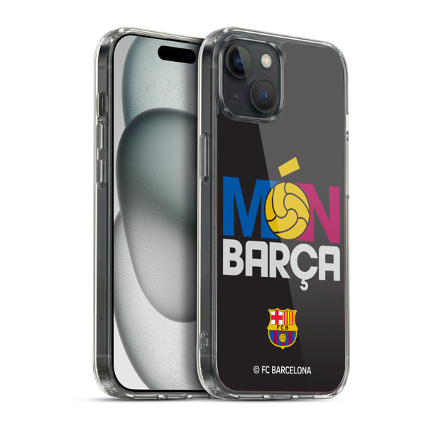FC Barcelona Campions Mon Barca Soft Gel Case for Apple iPhone 15 Plus & MagSafe