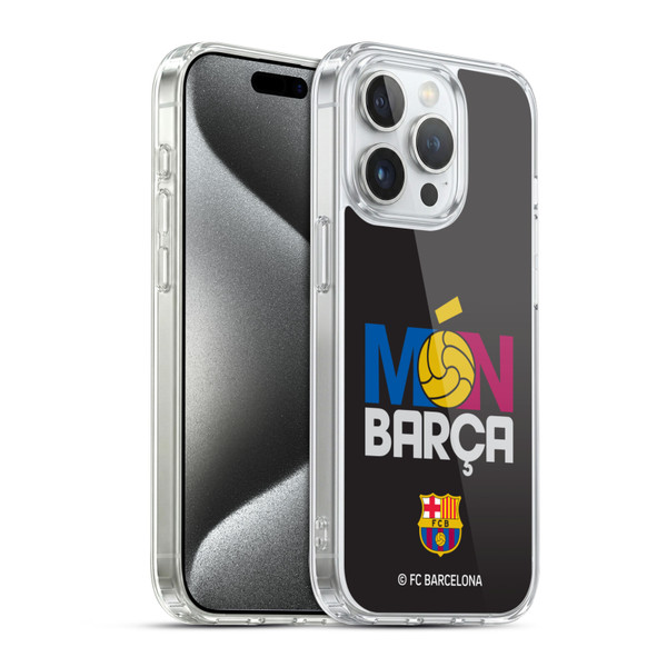 FC Barcelona Campions Mon Barca Soft Gel Case for Apple iPhone 15 Pro & MagSafe