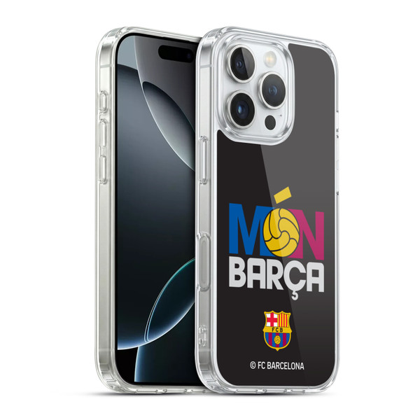 FC Barcelona Campions Mon Barca Soft Gel Case for Apple iPhone 16 Pro & MagSafe