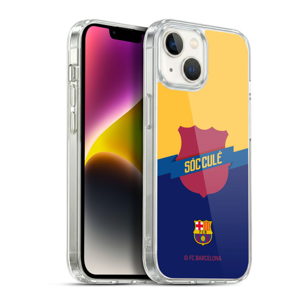 FC Barcelona Culé  Badge Soft Gel Case for Apple iPhone 14