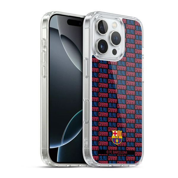 FC Barcelona Culé  Blaugrana Soft Gel Case for Apple iPhone 16 Pro & MagSafe