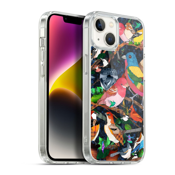Suzan Lind Birds Medley 1 Soft Gel Case for Apple iPhone 14 Plus & MagSafe