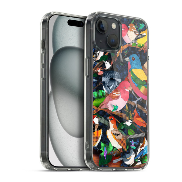 Suzan Lind Birds Medley 1 Soft Gel Case for Apple iPhone 15 Plus & MagSafe