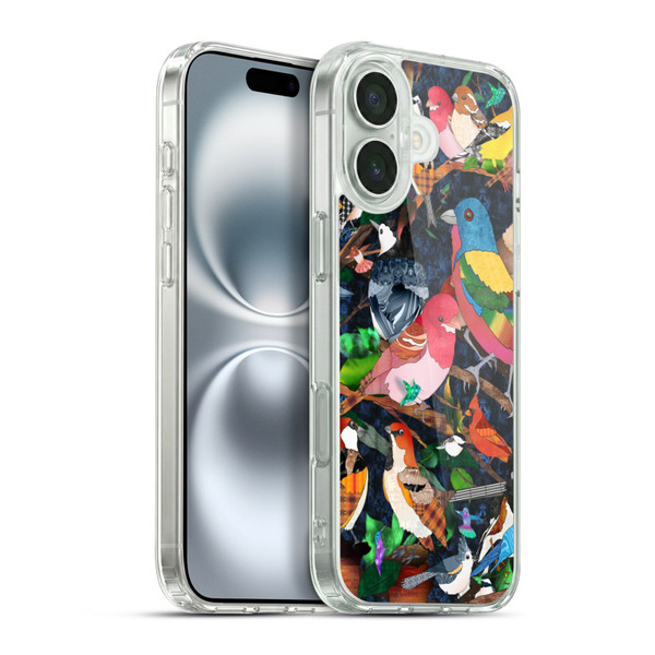 Suzan Lind Birds Medley 1 Soft Gel Case for Apple iPhone 16 Plus & MagSafe