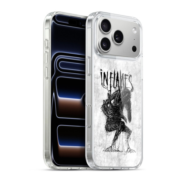 In Flames Metal Grunge Big Creature Soft Gel Case for Apple iPhone 17 Pro Max