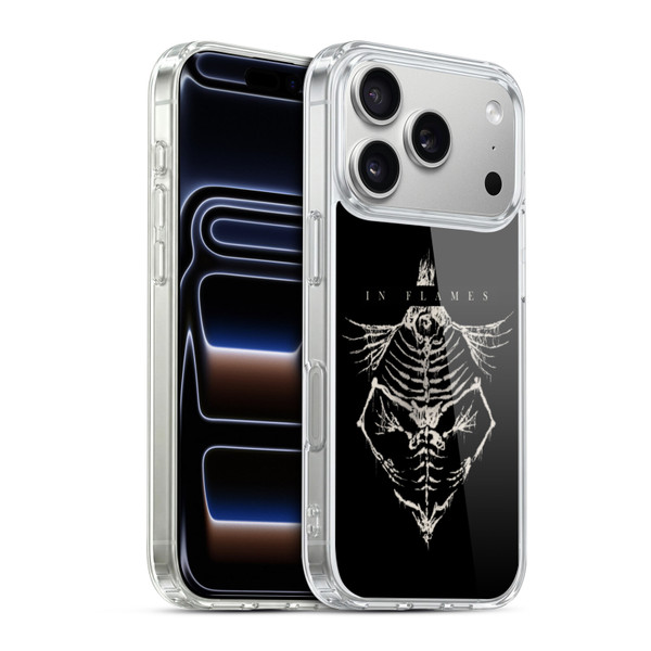 In Flames Metal Grunge Jesterhead Bones Soft Gel Case for Apple iPhone 17 Pro