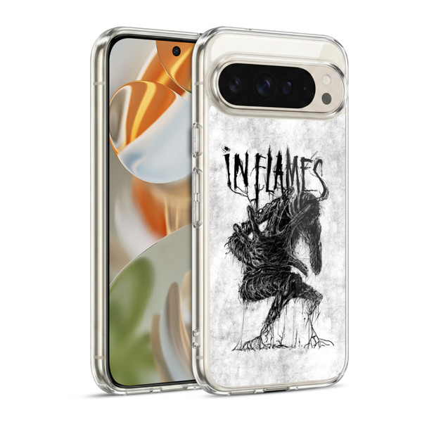 In Flames Metal Grunge Big Creature Soft Gel Case for Google Pixel 9 / Pixel 9 Pro