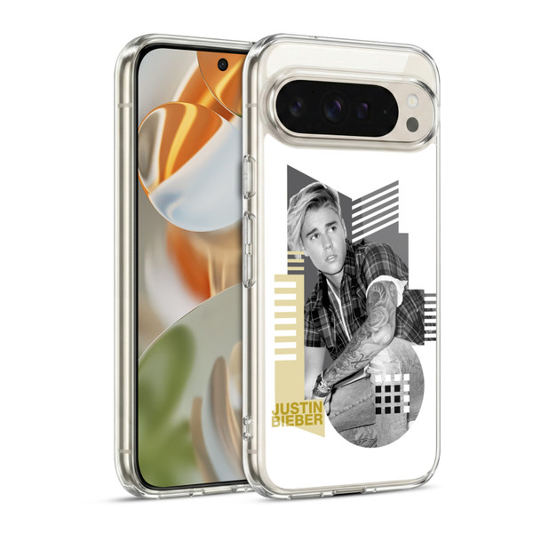 Justin Bieber Purpose B&w Calendar Geometric Collage Soft Gel Case for Google Pixel 9 / Pixel 9 Pro