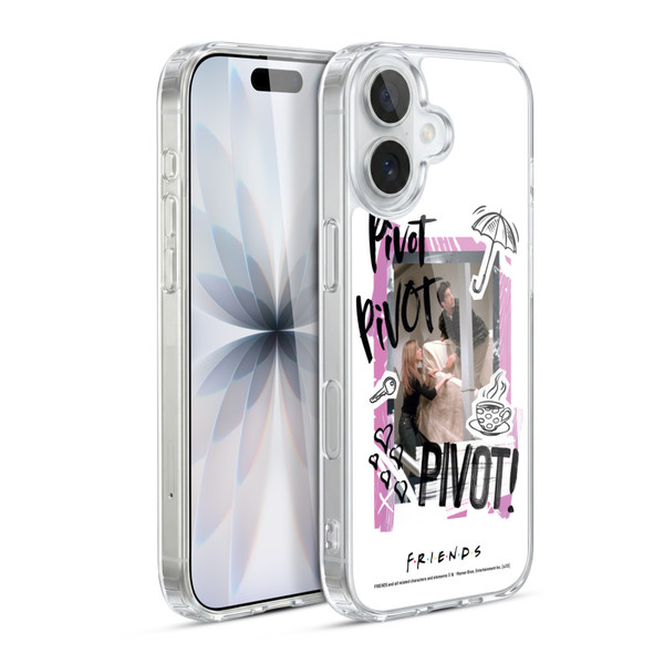 Friends TV Show Doodle Art Pivot Soft Gel Case for Apple iPhone 17