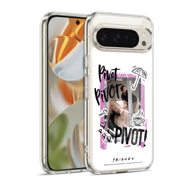 Friends TV Show Doodle Art Pivot Soft Gel Case for Google Pixel 9 / Pixel 9 Pro