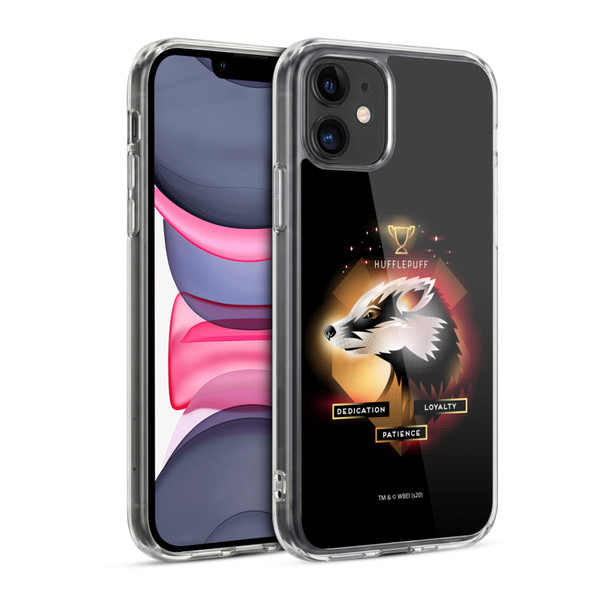 Harry Potter Deathly Hallows XIX Hufflepuff Soft Gel Case for Apple iPhone 11