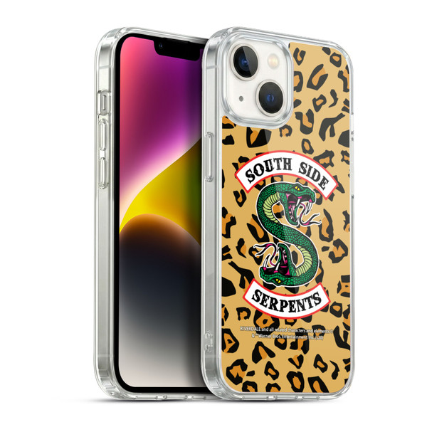 Riverdale South Side Serpents Leopard Logo Soft Gel Case for Apple iPhone 14