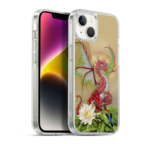 Stanley Morrison Dragons 3 Red Dragon Fruit Soft Gel Case for Apple iPhone 14 Plus & MagSafe