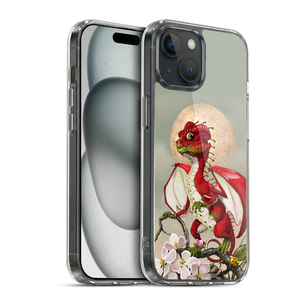 Stanley Morrison Dragons 3 Red Fruit Garden Soft Gel Case for Apple iPhone 15 & MagSafe