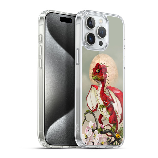 Stanley Morrison Dragons 3 Red Fruit Garden Soft Gel Case for Apple iPhone 15 Pro Max & MagSafe