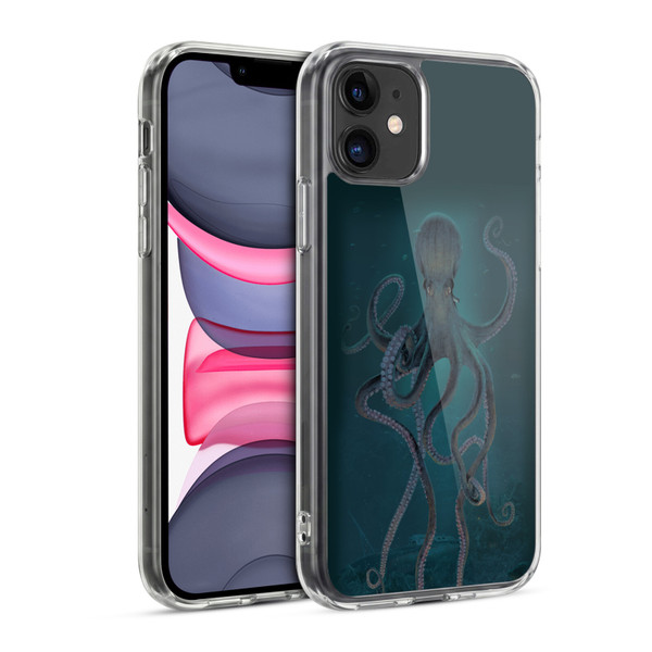 Vincent Hie Underwater Giant Octopus Soft Gel Case for Apple iPhone 11