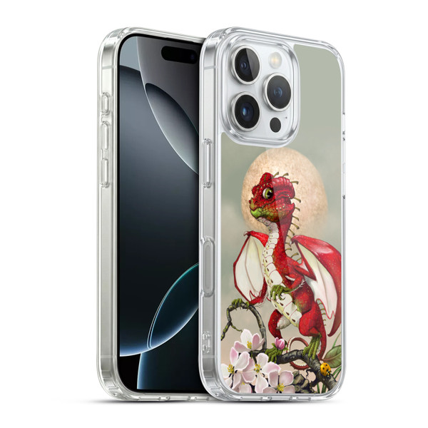 Stanley Morrison Dragons 3 Red Fruit Garden Soft Gel Case for Apple iPhone 16 Pro & MagSafe