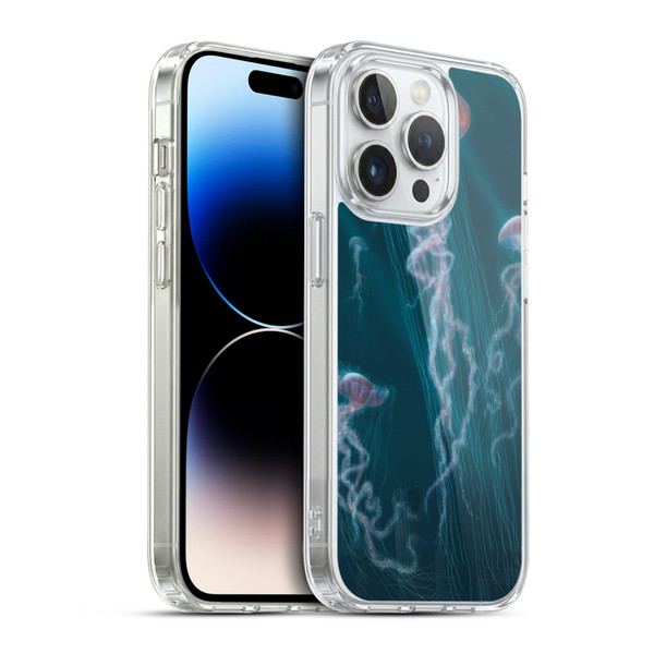 Vincent Hie Underwater Jellyfish Soft Gel Case for Apple iPhone 14 Pro & MagSafe