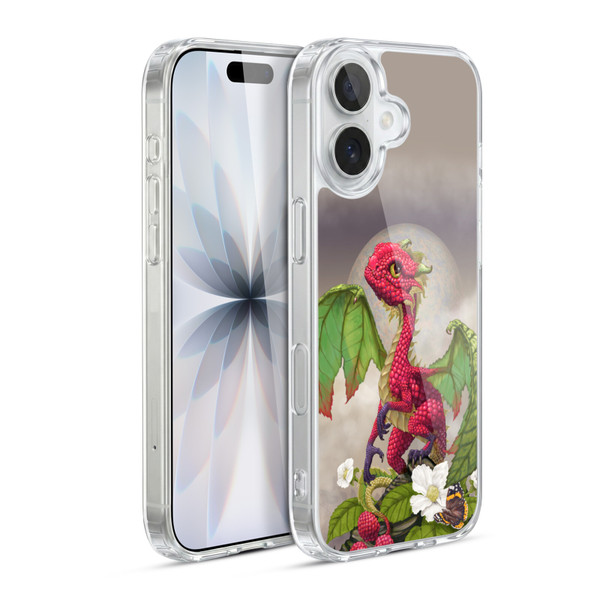 Stanley Morrison Dragons 3 Raspberry Garden Soft Gel Case for Apple iPhone 17